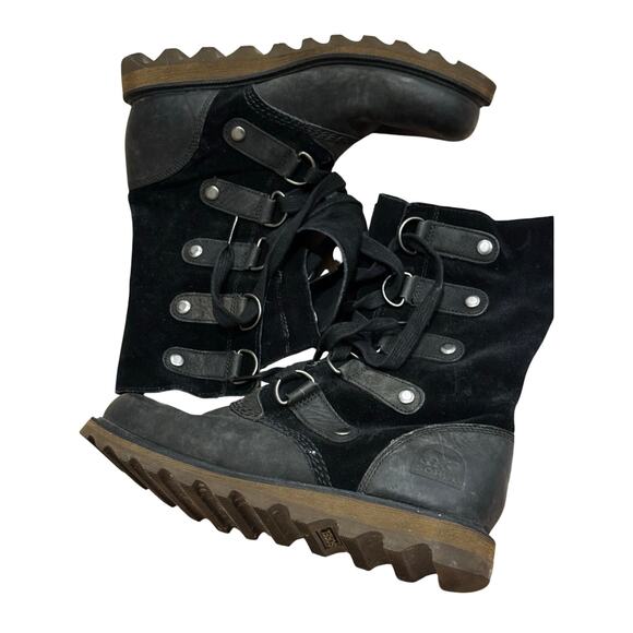 Sorel Women's Black Waterproof Scotia Lace Boot Size 6 - Picture 6 of 9